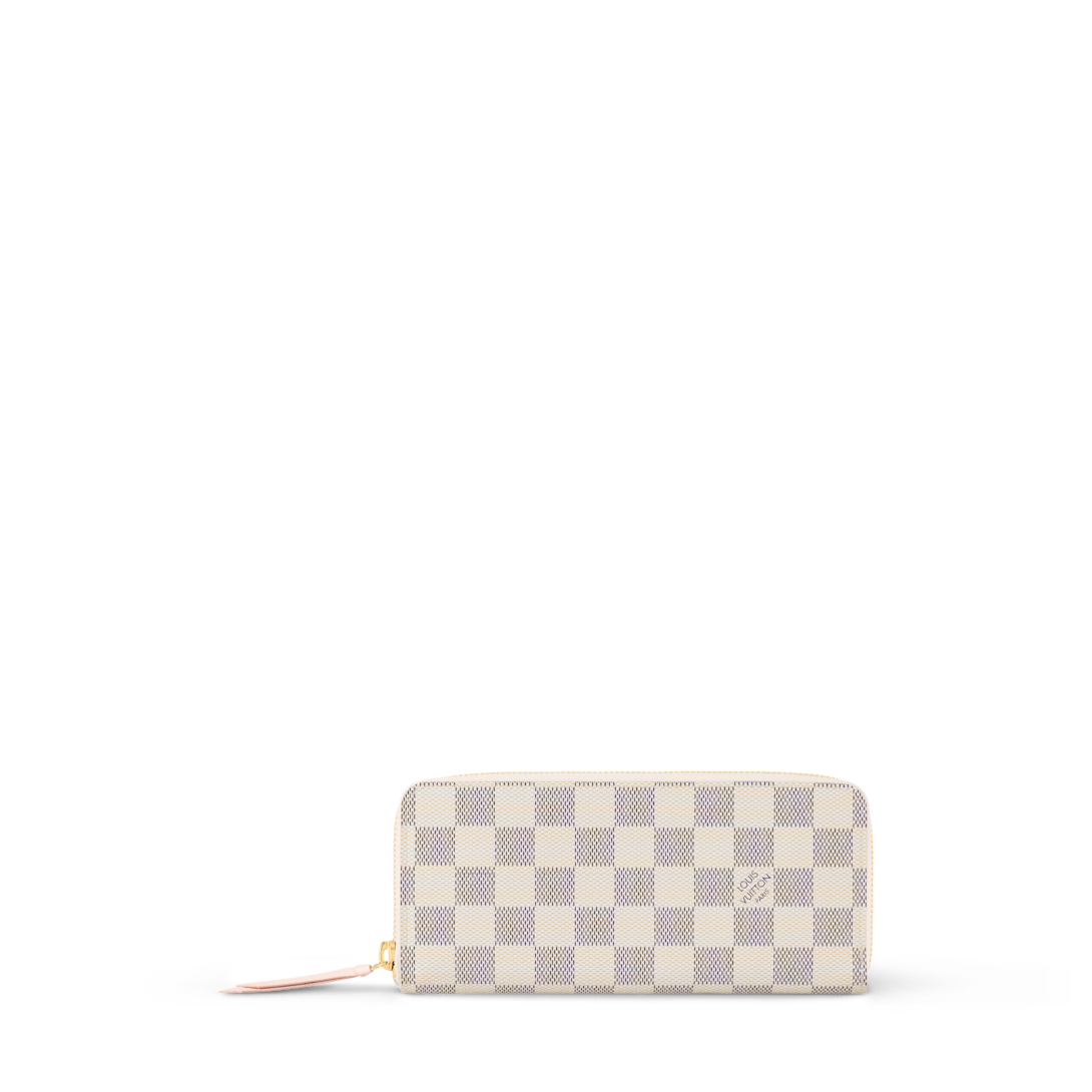 Clémence Wallet Damier Azur Canvas - Wallets and Small Leather